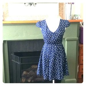 *Adorable small polka dot dress*
